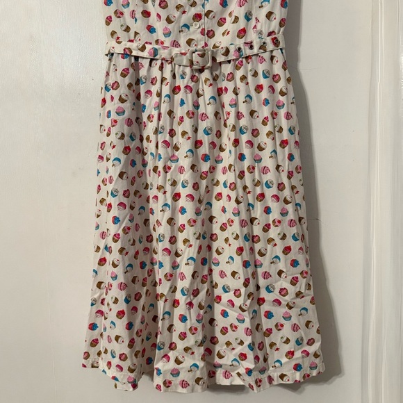 Lindy Bop Matilda Cupcake Print Fit & Flare Dress 18 Retro Inspired Rockabilly - Picture 7 of 16